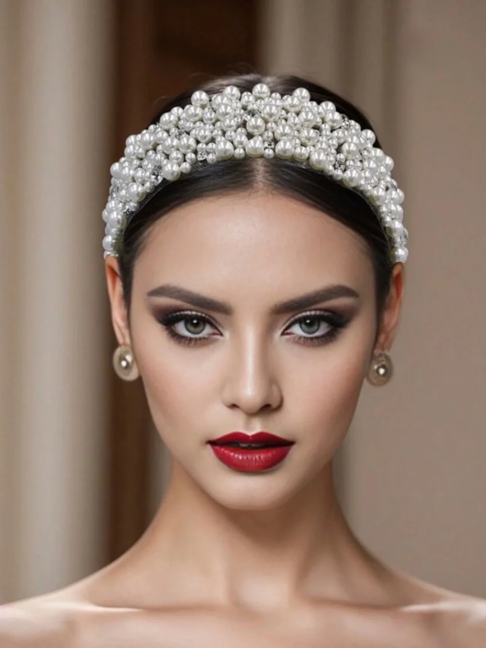 NWT ELEGANT FAUX PEARL HEADBAND LUXURIOUS ACCESSORY